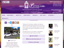 Tablet Screenshot of pattonfuneralhome1962.com
